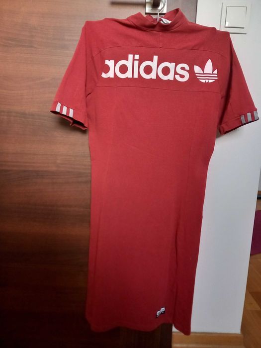 Adidas bordo sukienka vintage