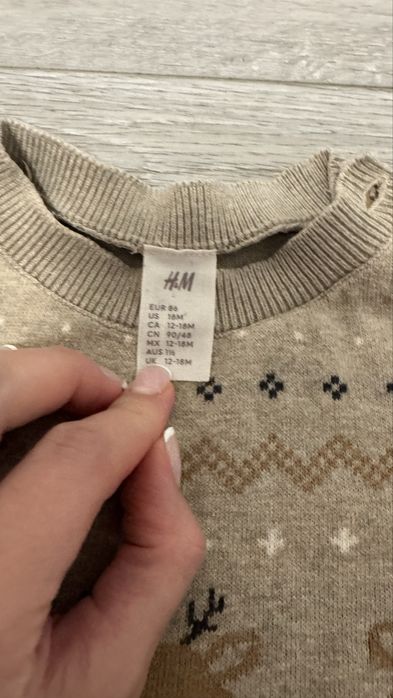 Вязаний костюм H&M 86 розмір