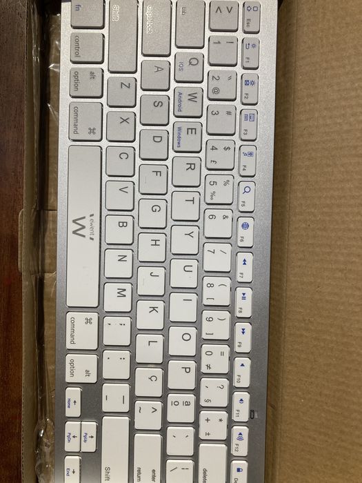 Teclado e-went bluetooth novo