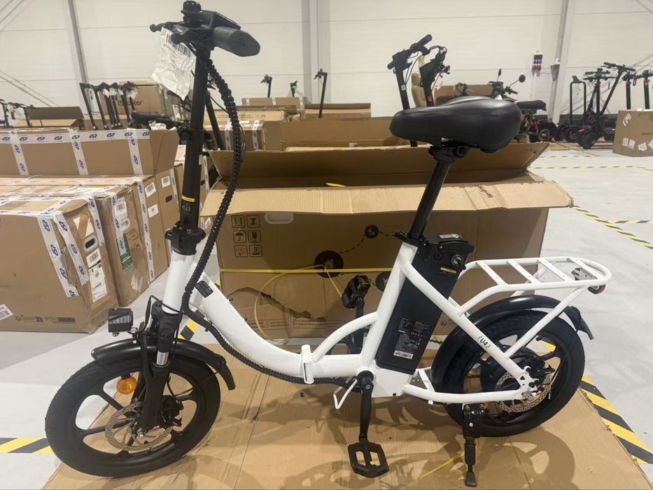 Składany Rower Elektryczny Isinwheel U4 16" 250W biały