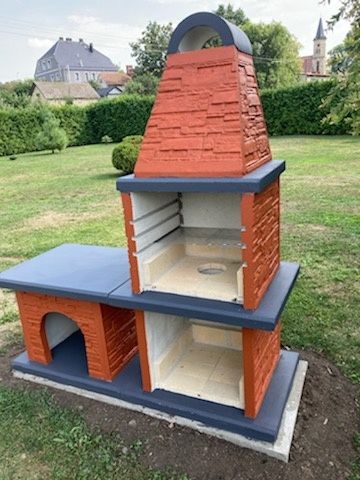 Duży zbrojony grill wędzarnia 185x160x65cm PROMOCJA