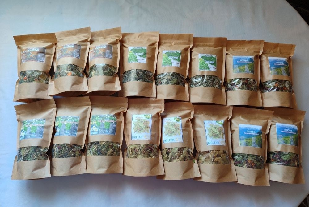 Сухі білі гриби Мариновані гриби  Грибний порошок Карпатський чай