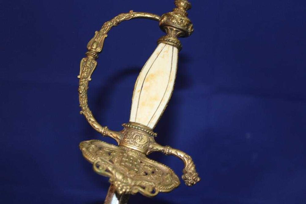 Antiga espada espadim português colecionismo