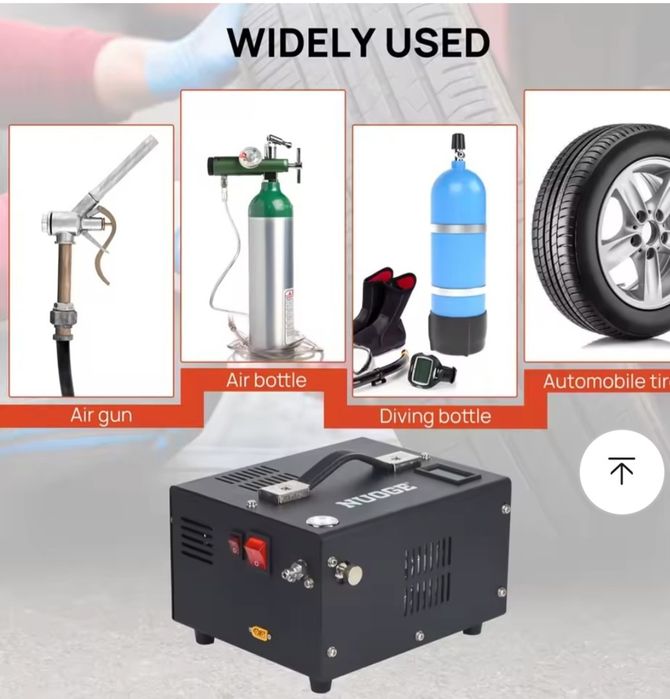 Псп PCP Nuoge компресор високого тиску 30Mbar 12VDC/220V