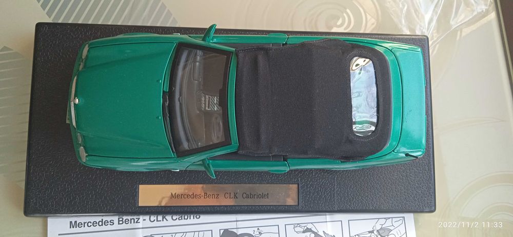 модель 1.18 Anson Mercedes Benz CLK