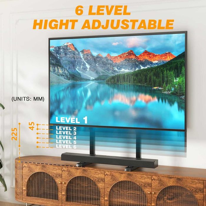 Stojak podstawa pod duży telewizor 37-86" 68kg VESA 800x600