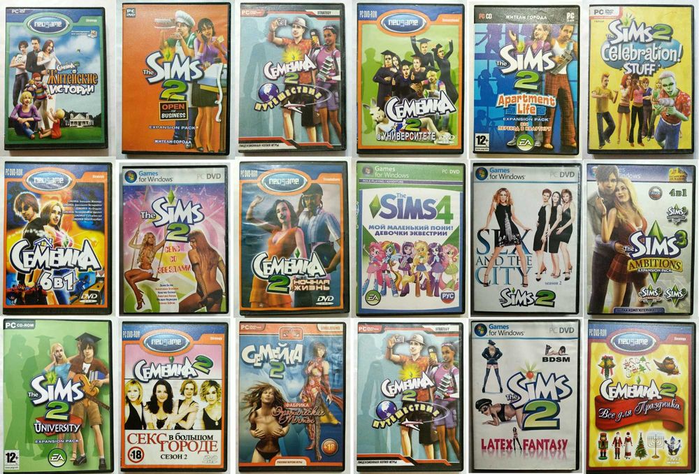 Диски Sims/Симс/семейка для ПК из коллекции