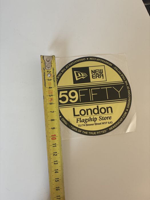 naklejka new era 59fifty london