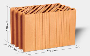 PROMOCJA Cegła Bloczek Pustak MEGA-MAX 25 P+W CERPOL Kozłowice