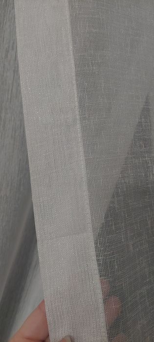 Firana gotowa biała roleta glamour