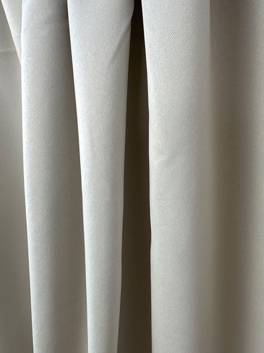 2 Cortinas Blackout Térmicas Deconovo 220×140 cm Creme