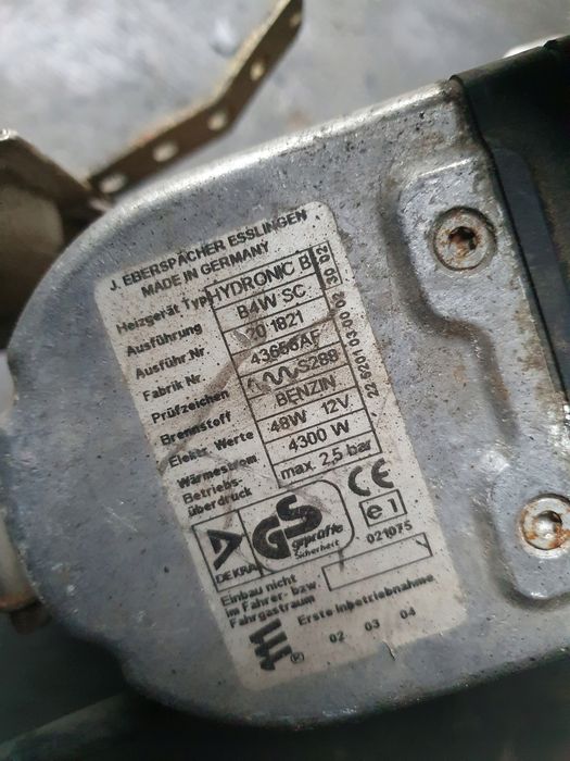 webasto ogrzewanie postojowe hydronic b4wsc benzyna sprawne