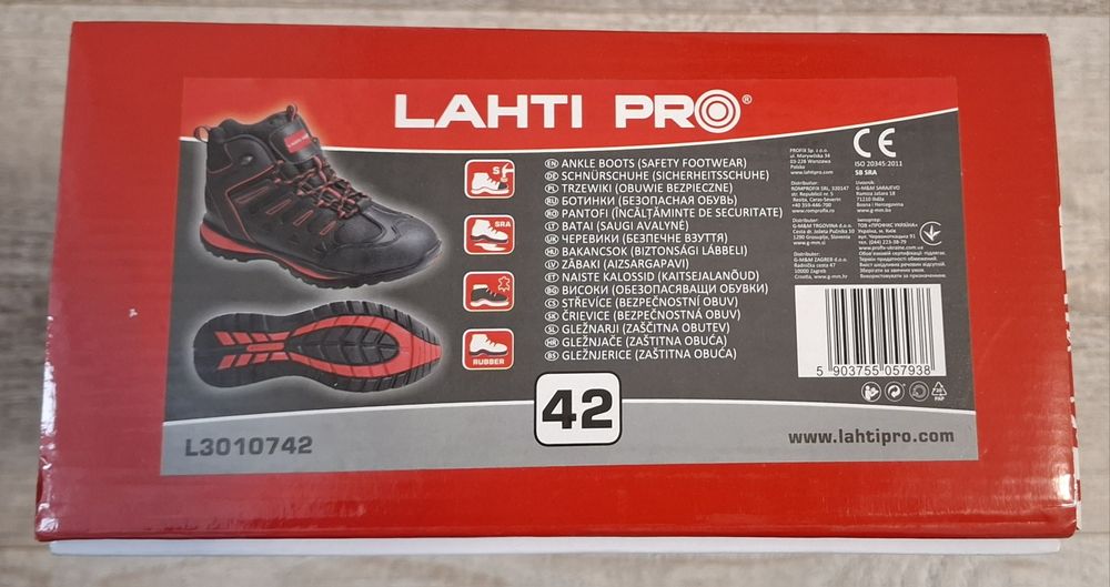 Buty trzewiki robocze LAHTI PRO roz. 42