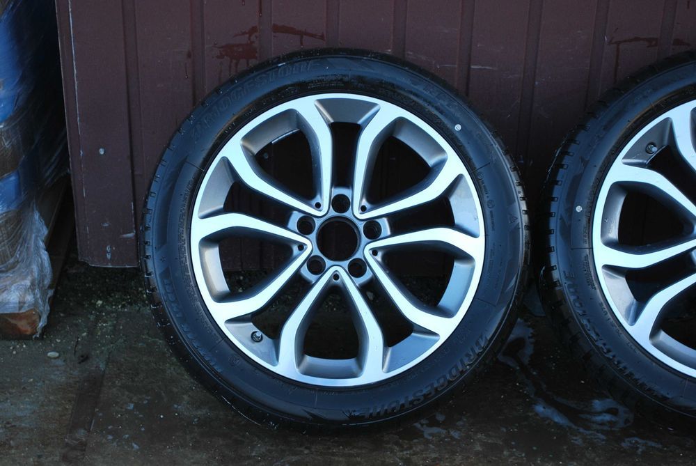 Koła 225 50 R17 5x112 Alufelgi + opony zima Mercedes C E TPMS ET48,5