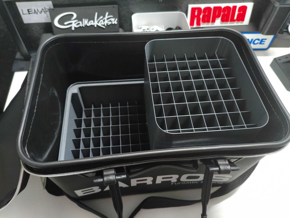 Bolsas bakkans e paniers pesca