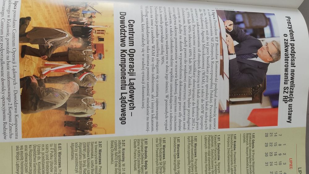 Kronika Wojska Polskiego 2014.