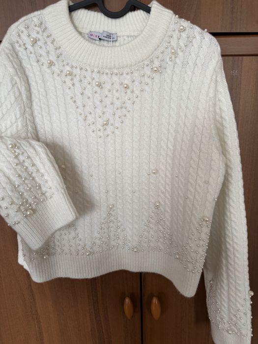 Сверт кофта в молочному кольорі
