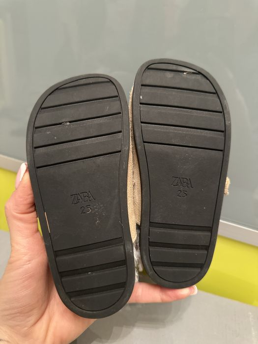 ‼️ хутряні сабо Zara 25 замша ботінки черевики уггі сапожки сапоги