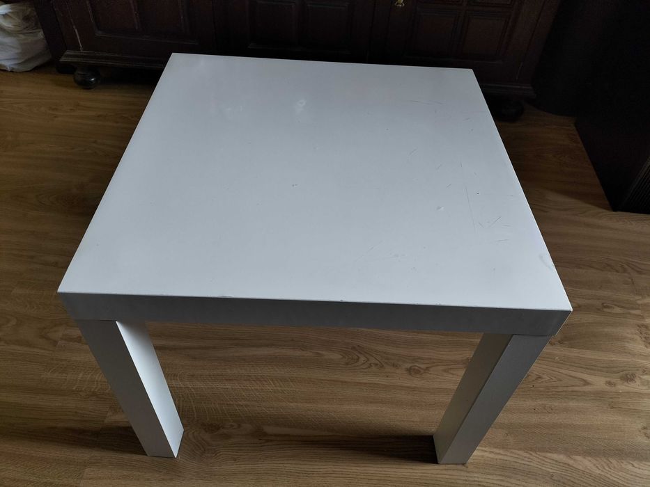 Mesa de apoio branca Ikea 55x55x45cm