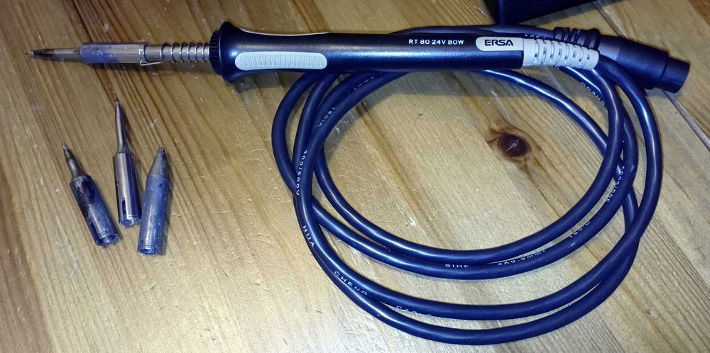 Estação ferro de soldar 80W ERSA RD80 RH80 e 4 pontas