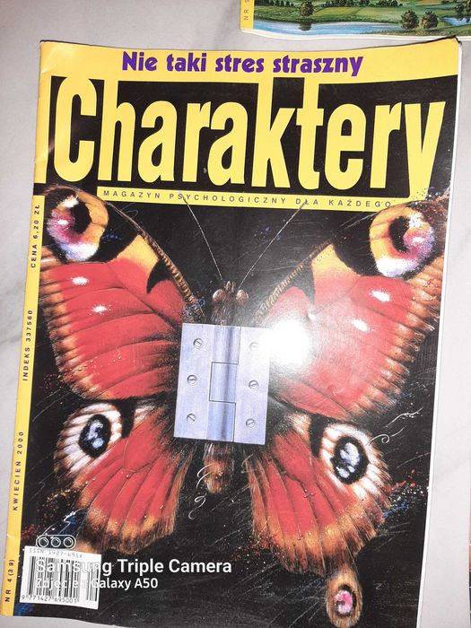 Psychologia „Charaktery” Magazyn 9/1999, 4/2000, 10/2001, stan b.dobry