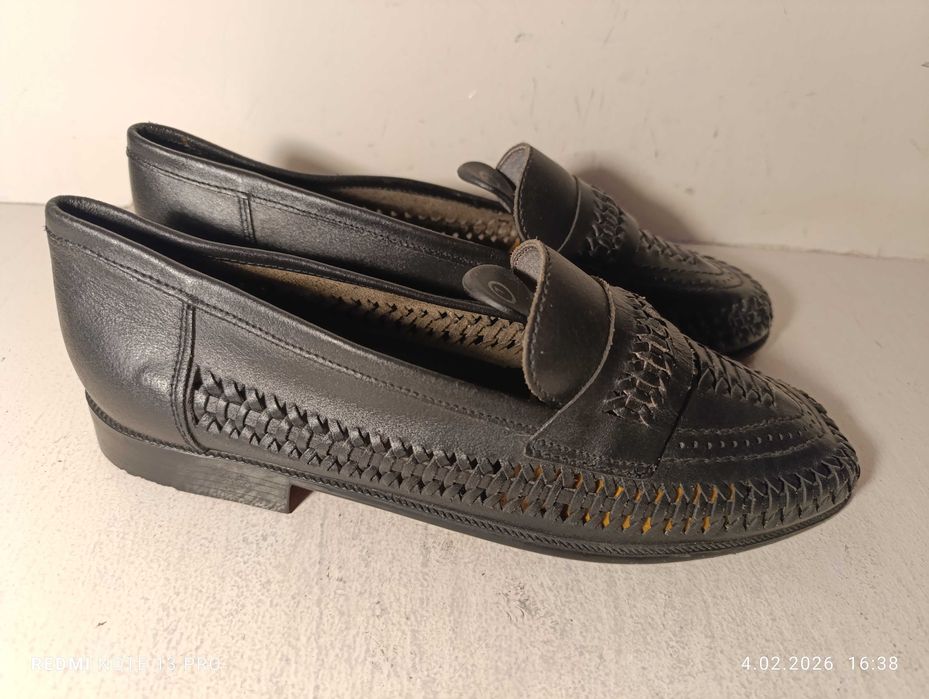 mokasyny skórzane męskie Krisbut