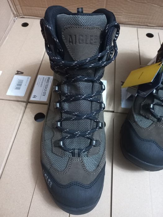 Черевики мисливські хакі тактичні трекінгові Aigle.