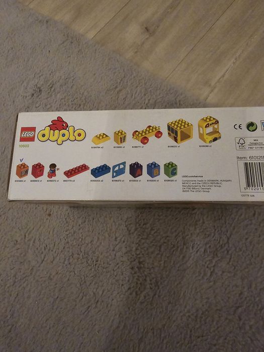 Zestaw LEGO duplo 10603 Mój pierwszy autobus