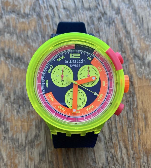 SWATCH Neon SB06J100 - unikatowy, stylowy, kultowy
