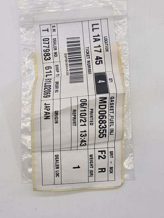 Conjunto de anilhas de combustível Mitsubishi  MD068355