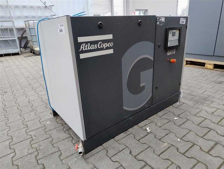 Sprężarka śrubowa ATLAS COPCO GA15, 15kW, 2.36m3/min, S015284