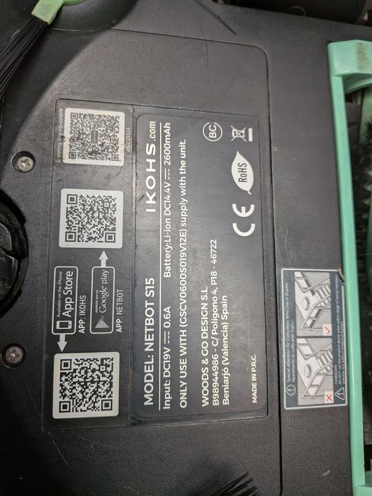 Ikohs netbot s15 para peças