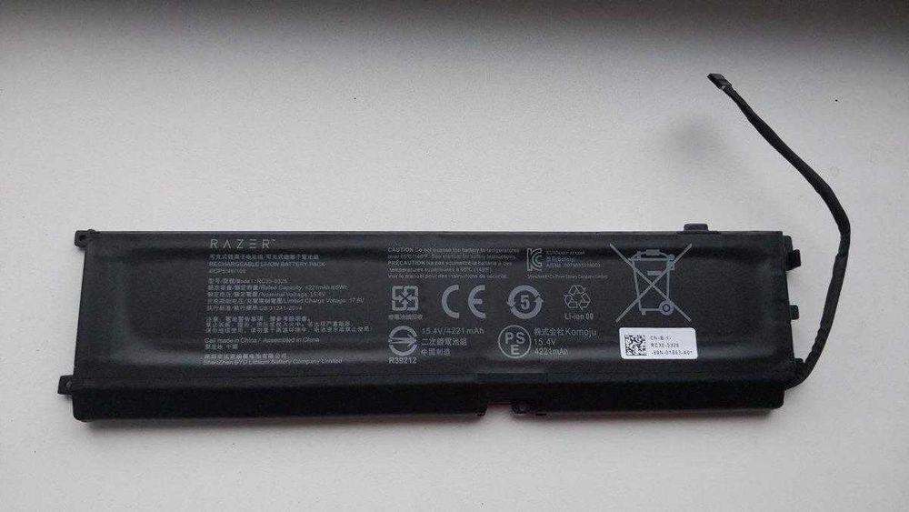 Акумулятор Razer RC30-0328 Blade 15 Standard Edition 2020, 2021, RC30-0328, RZ09-03286, RZ09-0369 Оригінал