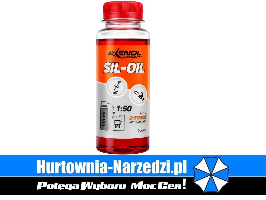 Półsyntetyczny olej do silników dwusuwowych Mieszanka 2T 100ml do piły