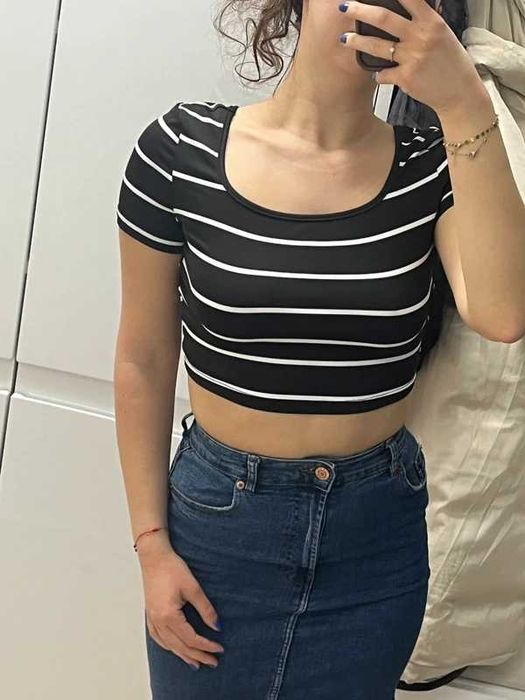 Top bluzeczka w paski XS