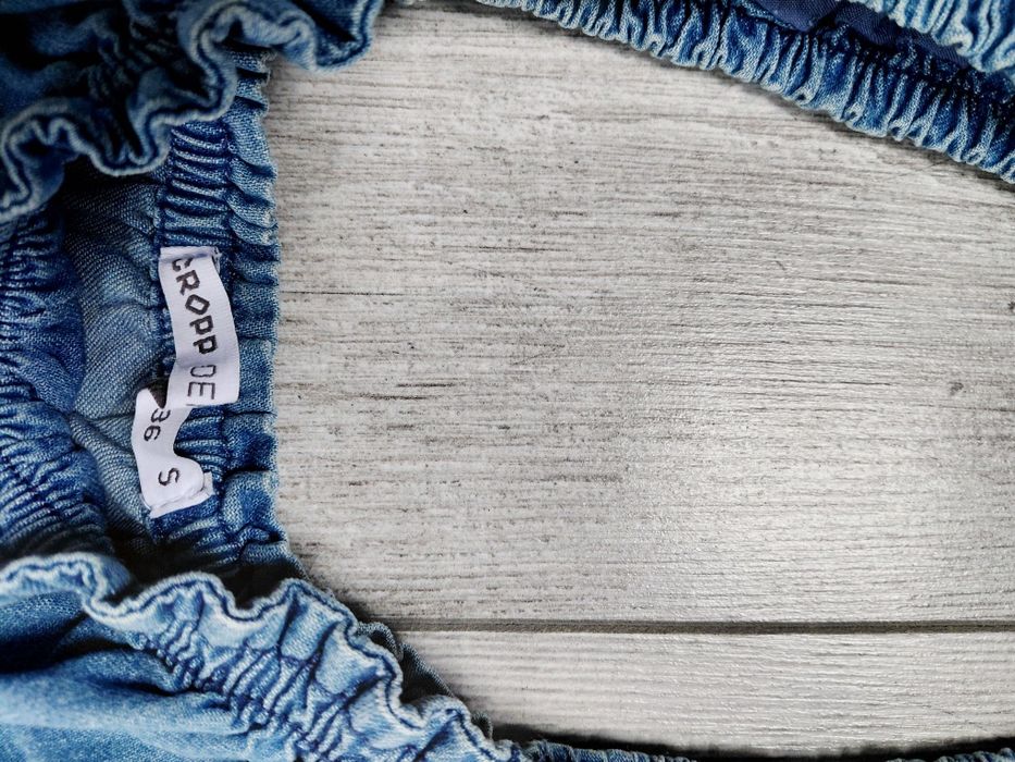 Sukienka jeansoqa cropp rozm s