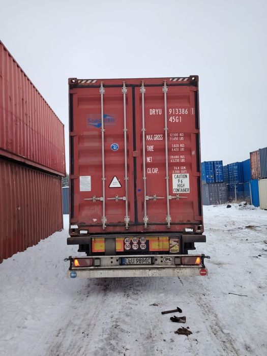 Kontener morski 40HC 40ft – suchy, solidny, dostawa
