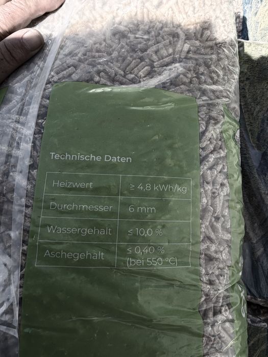 Pellet Power Sticks Niemiecki A1 ENplus