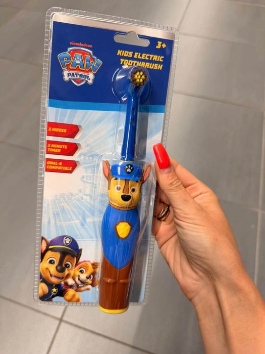 Escova de dentes eletrica Chase Patrulha Pata Paw Patrol