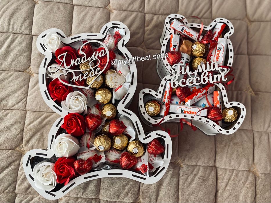 Подарунок дружині,дівчині, подарок девушке, солодкий бокс, річниця