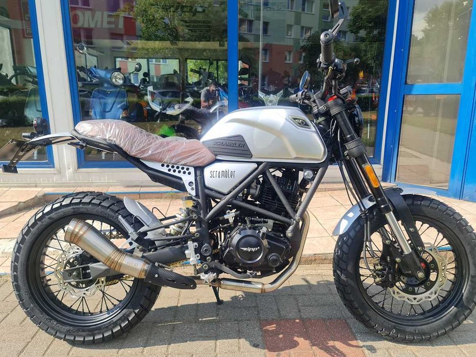 ZIPP SCRAMBLER 125!Fabr.Nowy!6 biegów!Gwarancja 24m!Serwis!Raty!Dowóz!