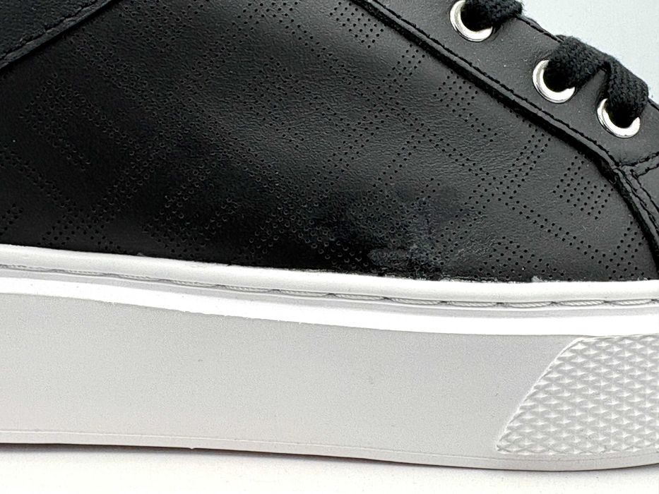 ‼️Nowe oryginalne sneakersy trampki GUESS Ivee czarne 38 AZ 266 skóra
