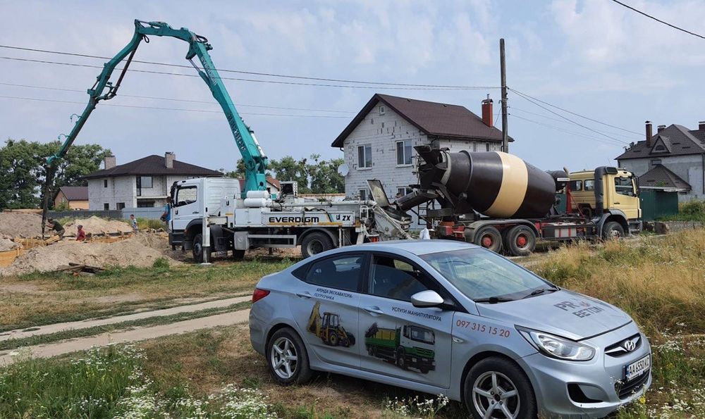 Оренда Послуги Бетононасоса Ірпінь