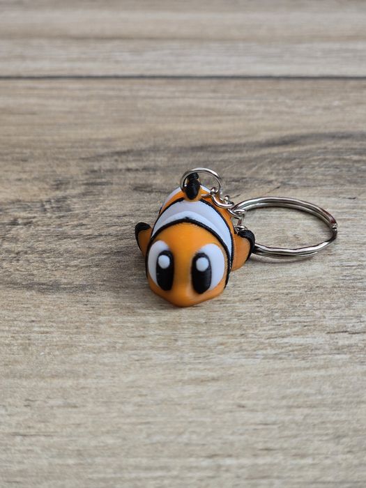 Breloczek Rybka Nemo 3d - Brelok Druk3d fidget Keychain mixGadzet