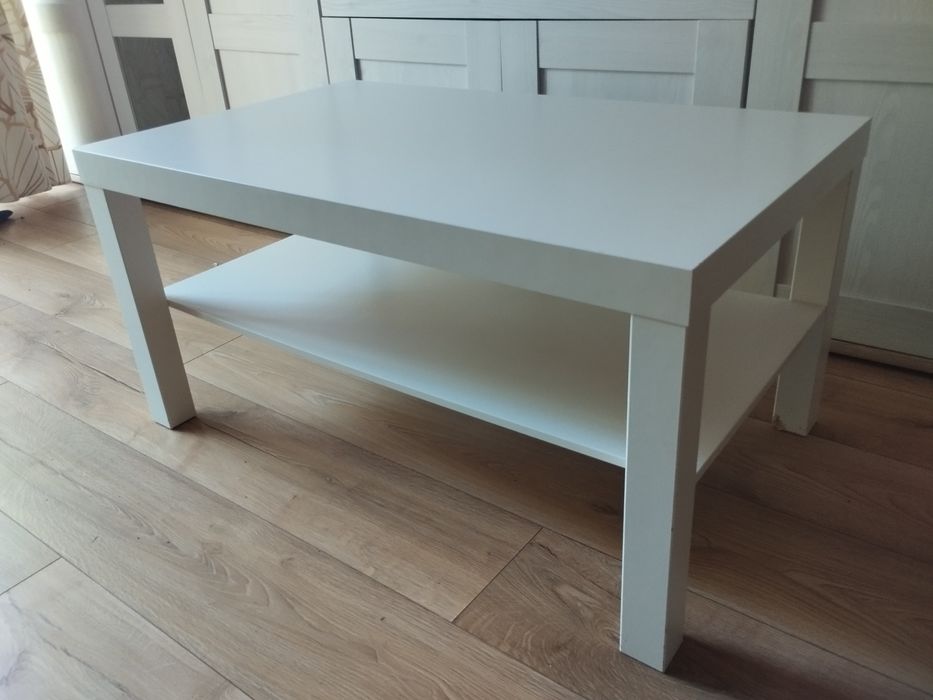 Stolik kawowy biały IKEA 90x55cm