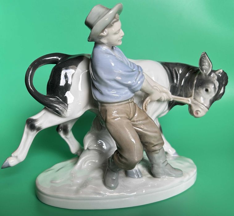 Figurka porcelanowa: „Młodzieńczy upór ” GRÄFENTHAL piękna