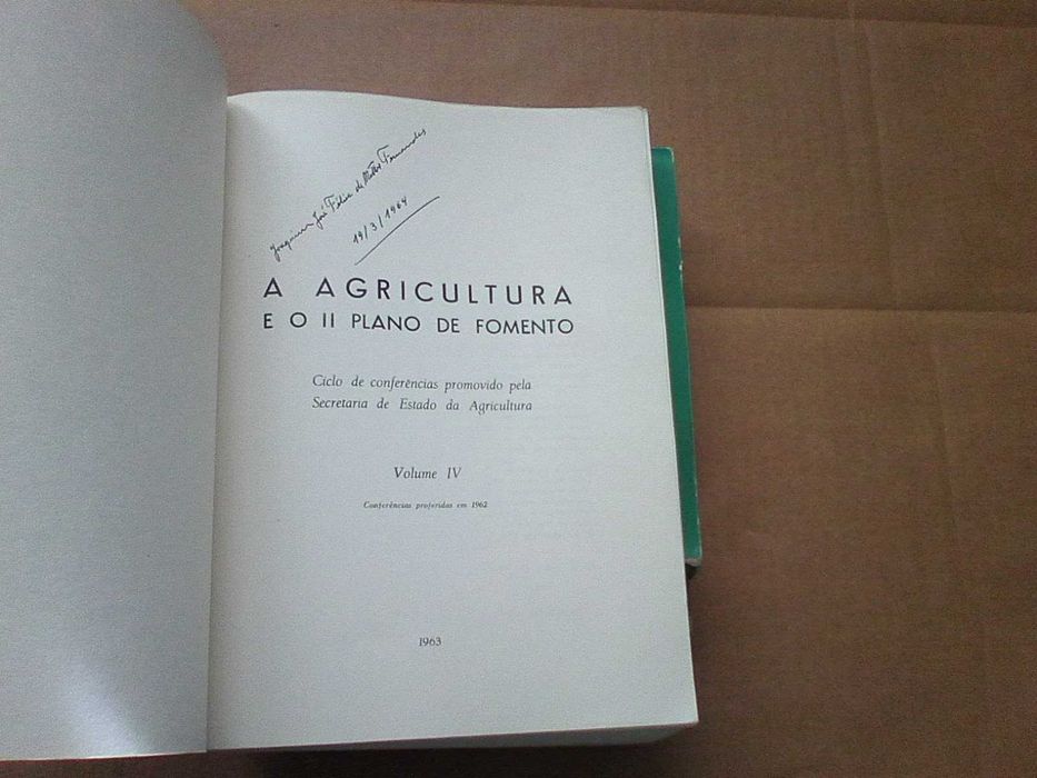 A agricultura e o II plano de fomento
