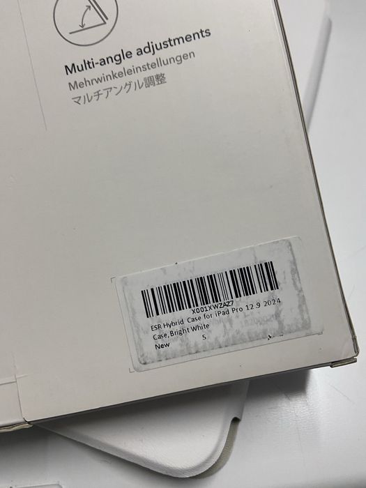 Capa para o ipad pro 12 branca