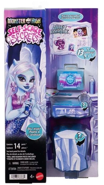 Лялька Monster High Self-Scare Secrets - Beauty Routine Abbey Bominable