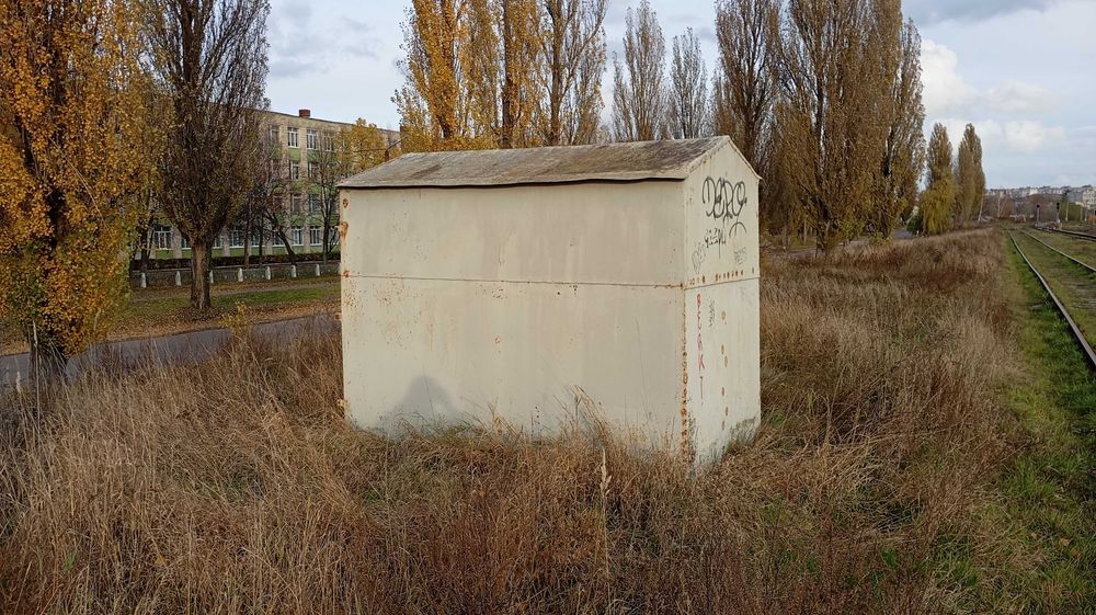 Будка металева під гараж мото, вело транспорту